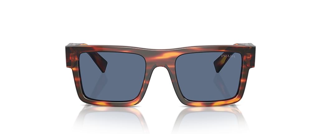 Prada PR 19WS Striped Radica Sunglasses