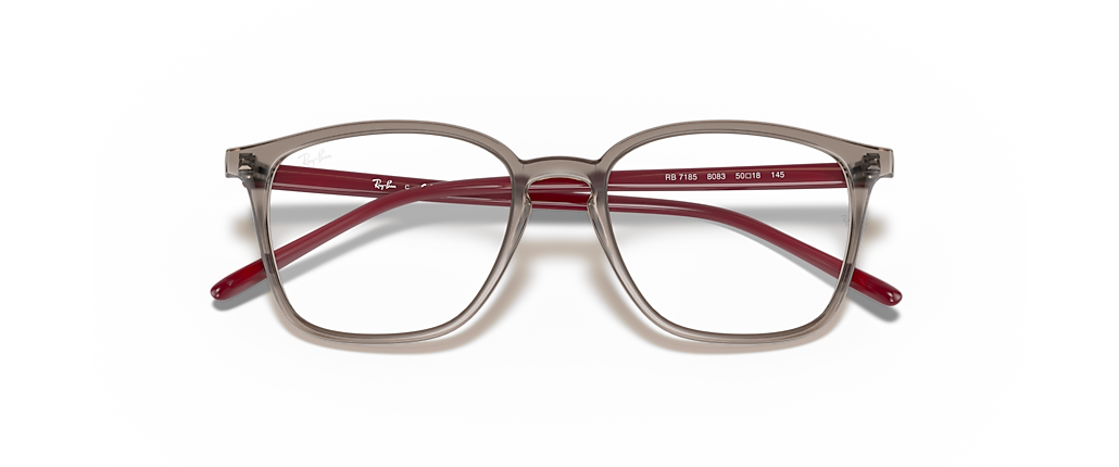 Ray-Ban RB7185 Transparent Grey Frames