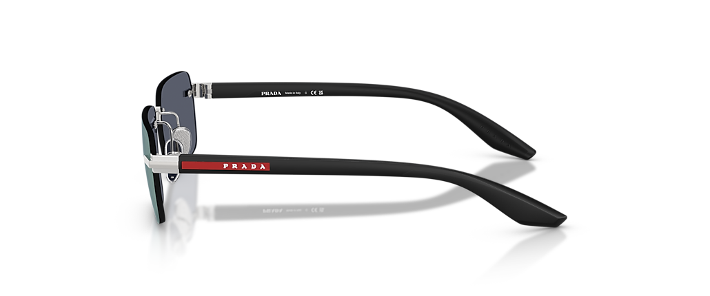 Prada Linea Rossa PS C52S Silver Sunglasses