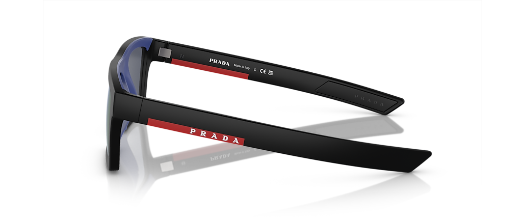 Prada Linea Rossa PS 02ZSU Matte Black Sunglasses