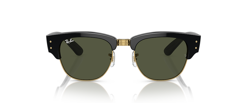 Ray-Ban RB0316S Mega Clubmaster Black On Gold Sunglasses