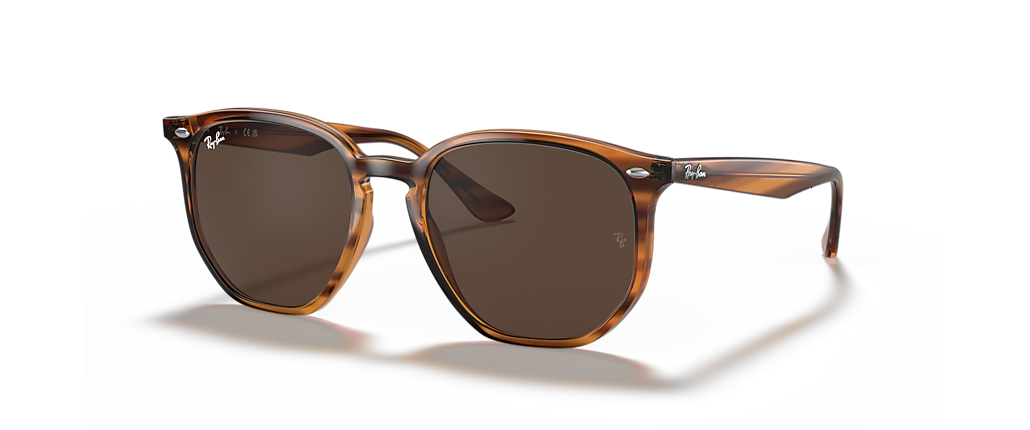 Ray-Ban RB4306 Striped Red Havana Sunglasses
