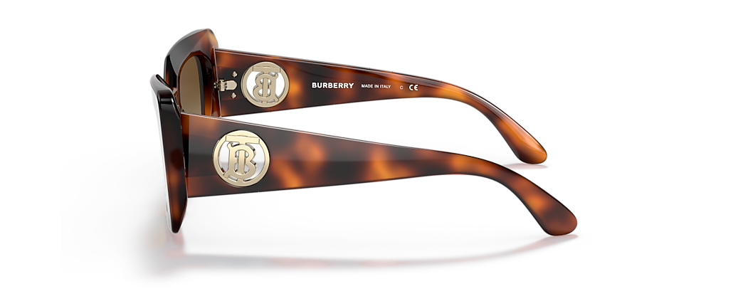 Burberry BE4344 Daisy Light Havana Sunglasses