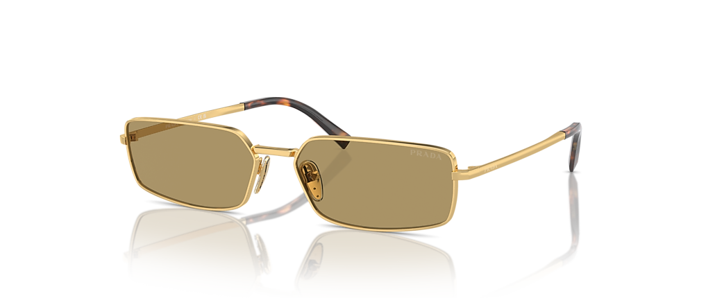 Prada PR A60S Gold Sunglasses