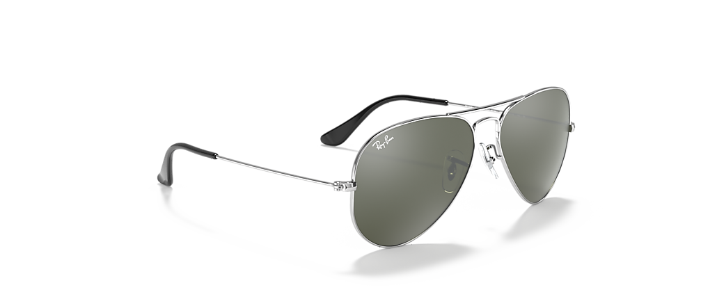 Ray-Ban RB3025 Aviator Mirror Silver Sunglasses