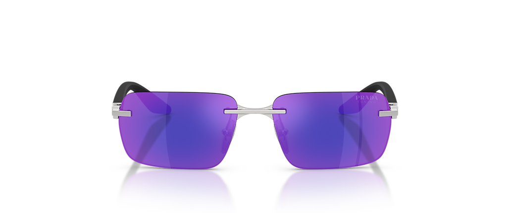 Prada Linea Rossa PS C52S Silver Sunglasses