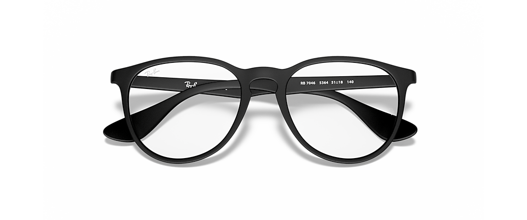 Ray-Ban RB7046 Erika Optics Rubber Black Frames