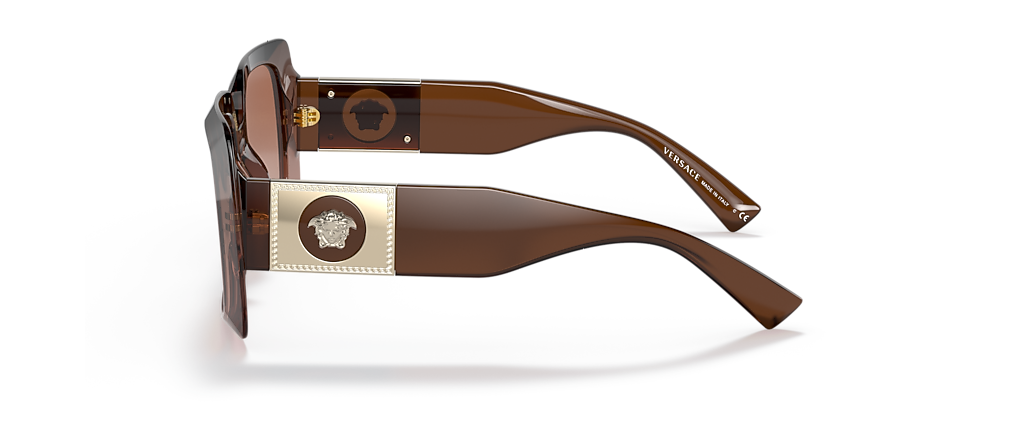 Versace VE4405 Transparent Brown Gradient Sunglasses