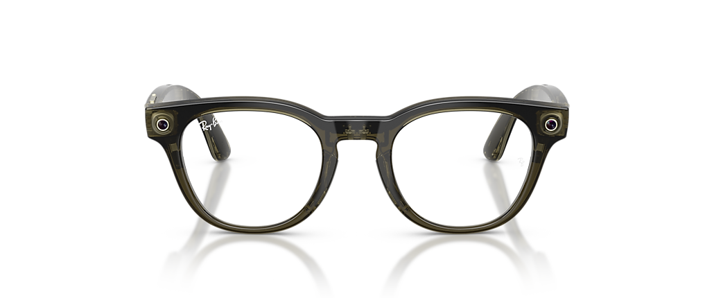 Ray-Ban Ray-Ban Meta (Gen 2) Scriber Optics Transparent Dark Olive Ray-Ban Meta Smart Glasses