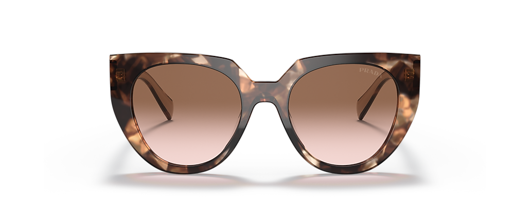 Prada PR 14WSF Caramel Tortoise/Powder Sunglasses