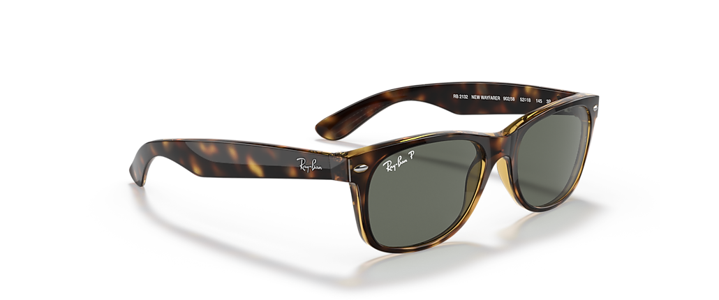 Ray-Ban RB2132 New Wayfarer Classic Tortoise Sunglasses