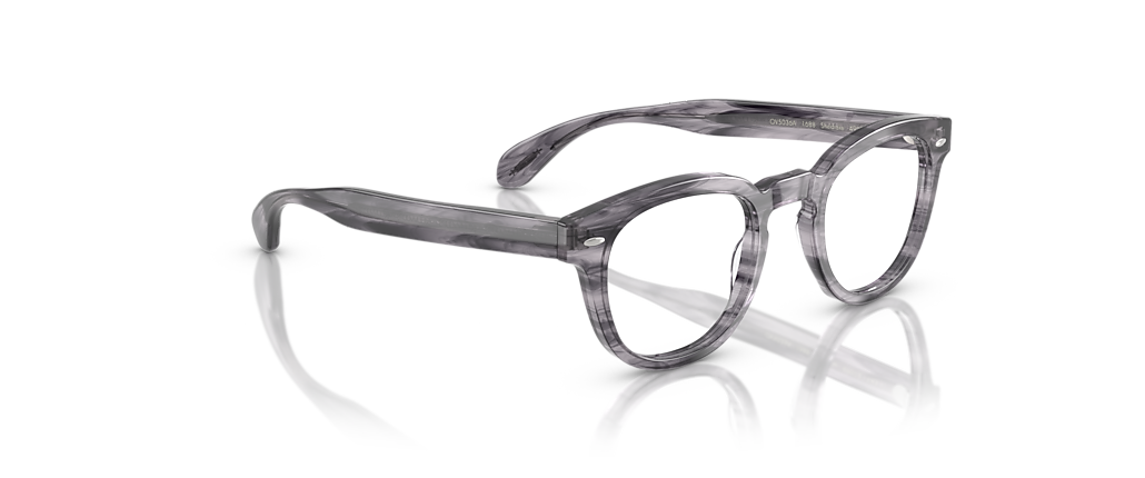 Oliver Peoples OV5036A Sheldrake Low Bridge Fit Navy Smoke Frames