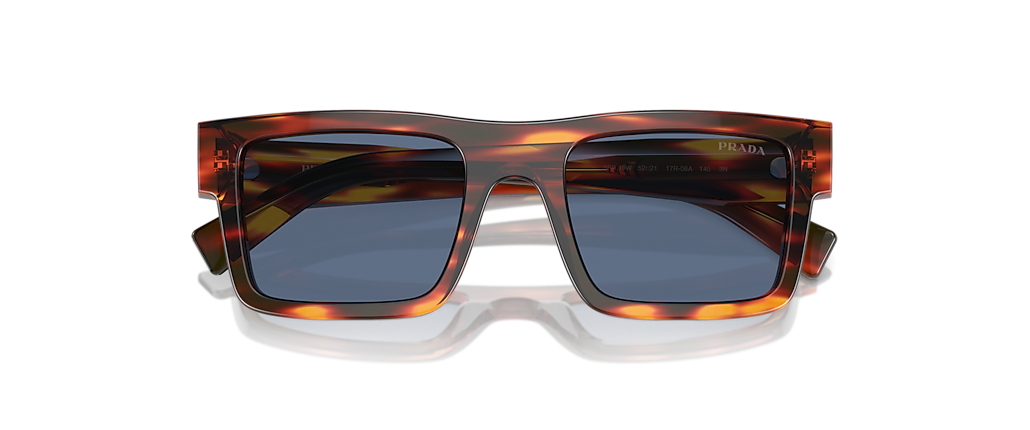 Prada PR 19WS Striped Radica Sunglasses
