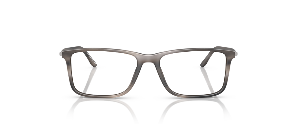 Giorgio Armani AR7261F Matt Stripped Grey Frames
