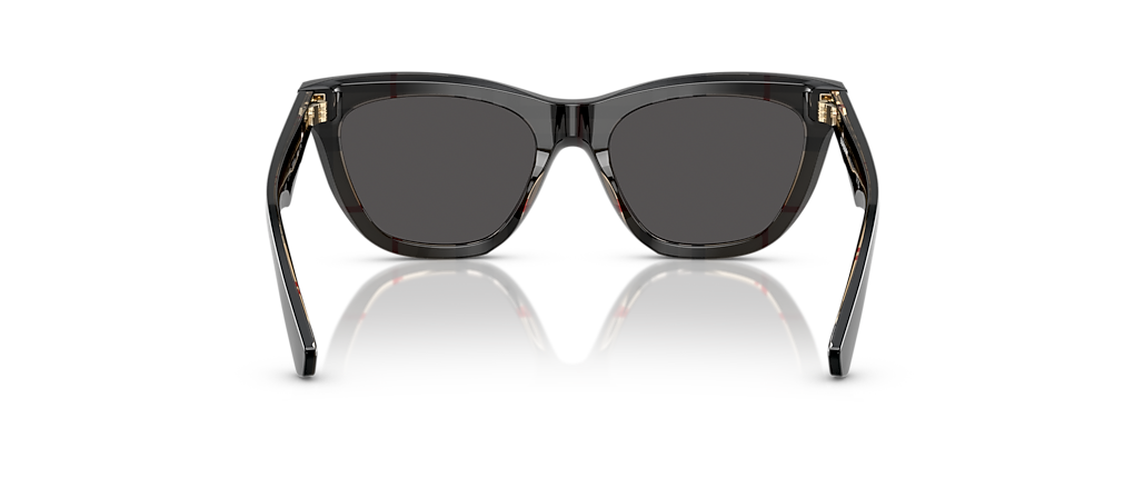 Burberry BE4435 Top Black On Vintage Check Sunglasses