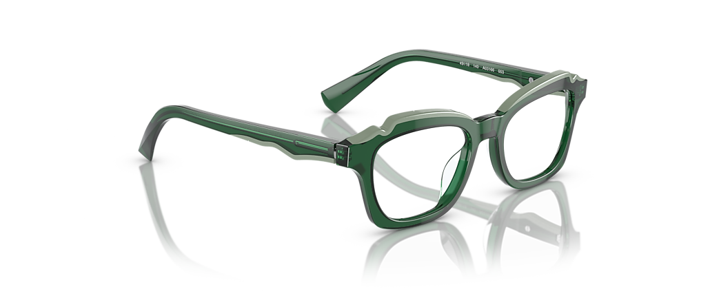 Alain Mikli A03166 Transparent Green/Green Frames