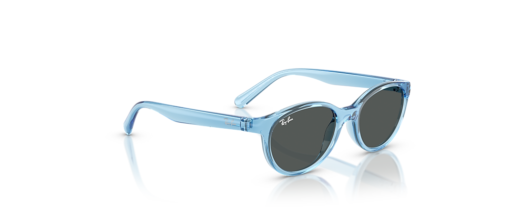 Ray-Ban RB9080SF RB9080S Kids Bio-Based Transparent Blue Sunglasses