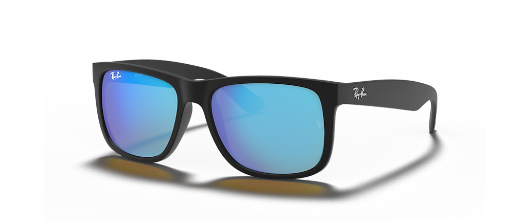 Ray-Ban RB4165 Justin Color Mix Rubber Black Sunglasses