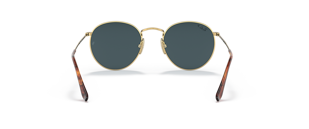 Ray-Ban RB8247 Round Titanium Gold Sunglasses
