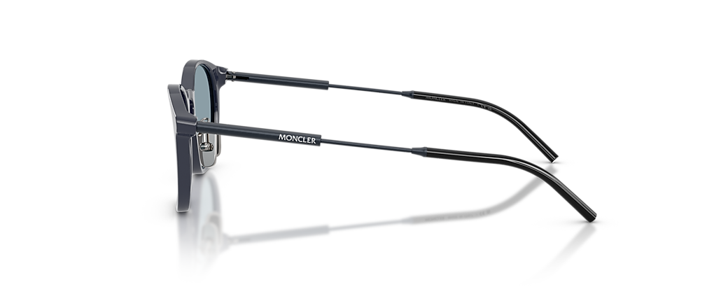 Moncler ME6011D BARBB Shiny Dark Blue Sunglasses
