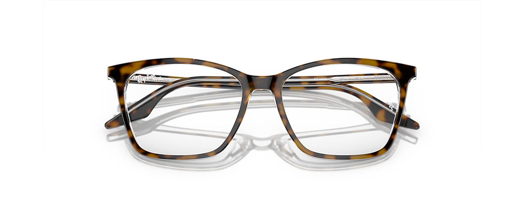 Ray-Ban RB5422 Optics Havana On Transparent Frames
