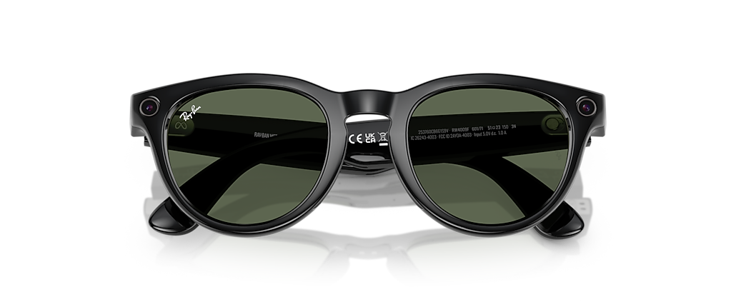 Ray-Ban Ray-Ban Meta Low Bridge Fit Headliner Black Ray-Ban Meta Smart Glasses
