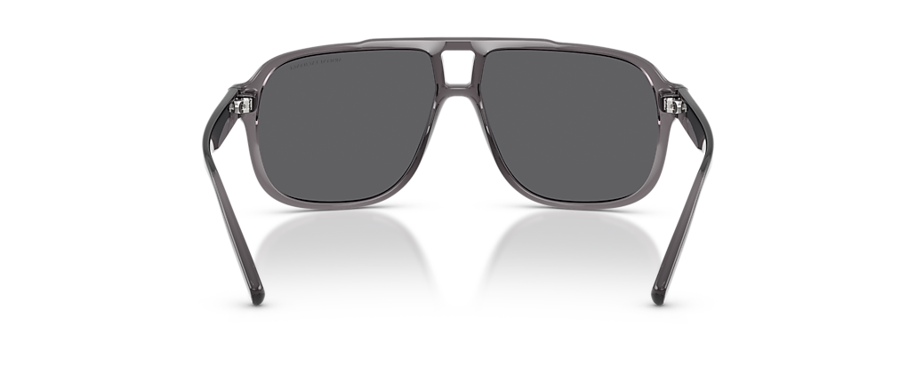 Armani Exchange AX4104S Shiny Transparent Grey Sunglasses