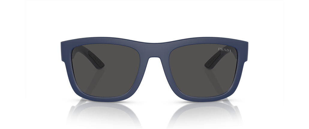 Prada Linea Rossa PS 01ZS Blue Rubber Sunglasses