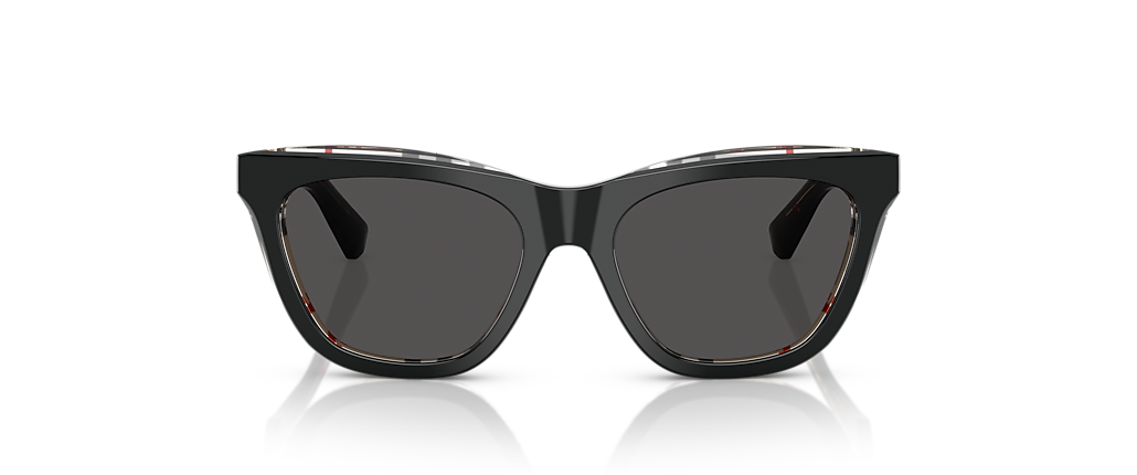 Burberry BE4435 Top Black On Vintage Check Sunglasses