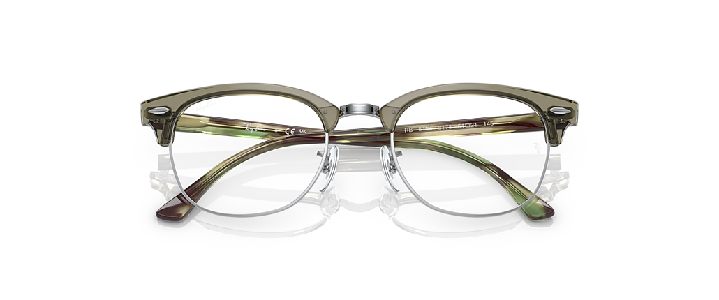 Ray-Ban RB5154 Clubmaster Transparent Green Frames