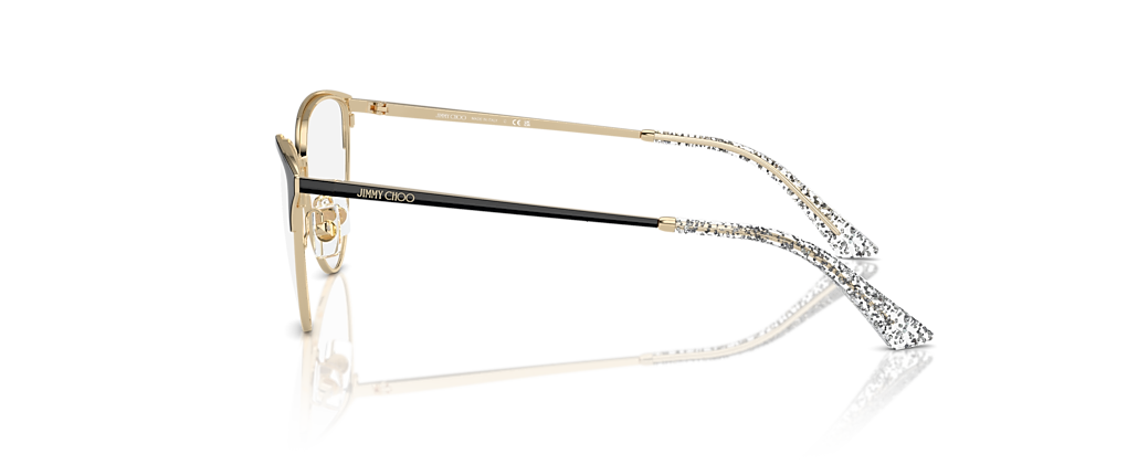 Jimmy Choo JC2002 Pale Gold/Black Frames