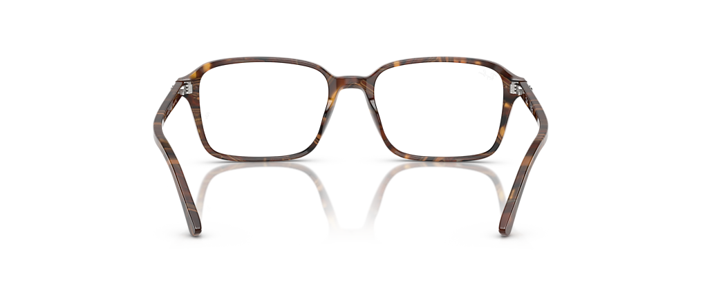 Ray-Ban RB5431 Raimond Optics Transparent Fantasy Brown & Yellow Frames