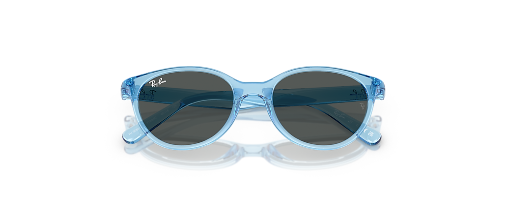 Ray-Ban RB9080SF RB9080S Kids Bio-Based Transparent Blue Sunglasses