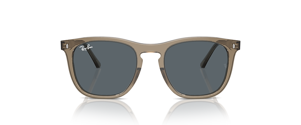 Ray-Ban RB2210 Transparent Brown Sunglasses