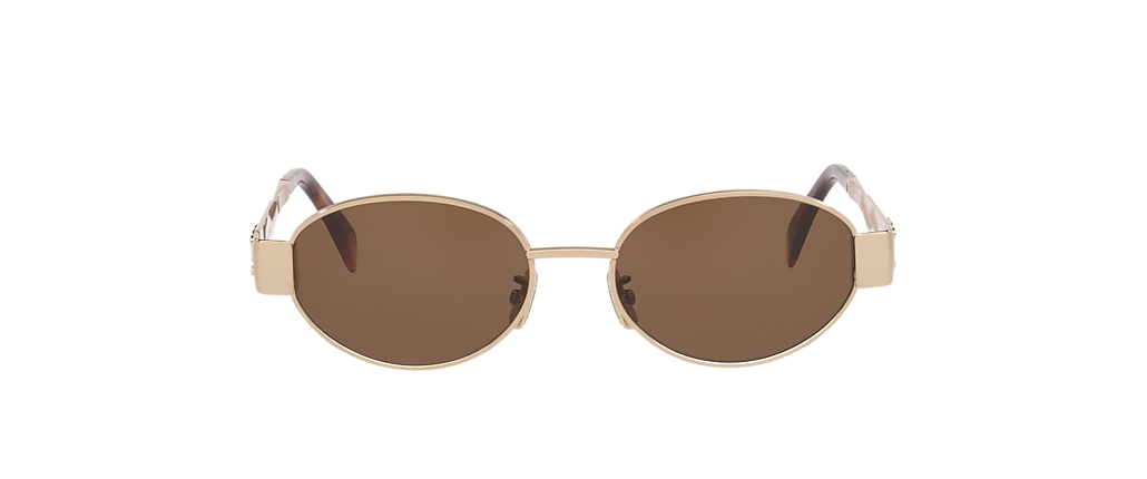 Celine Triomphe Metal CL40235U Gold Pink Sunglasses