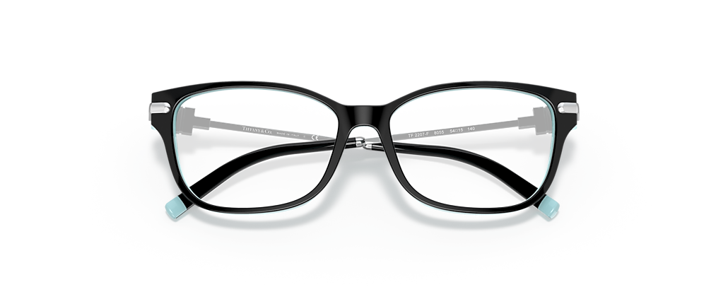 Tiffany & Co. TF2207F Black On Tiffany Blue Frames