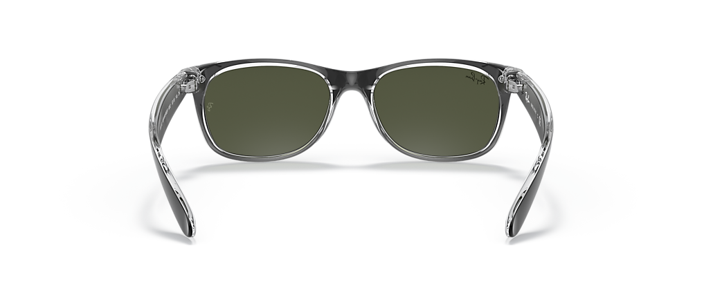 Ray-Ban RB2132 New Wayfarer Color Mix Black On Transparent Sunglasses