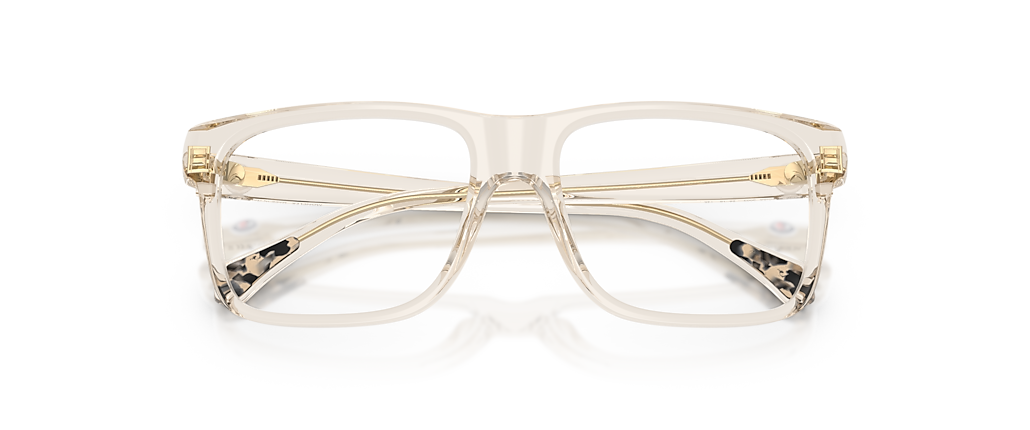 Moncler ME2036 Precisa Shiny Transparent Off White Frames