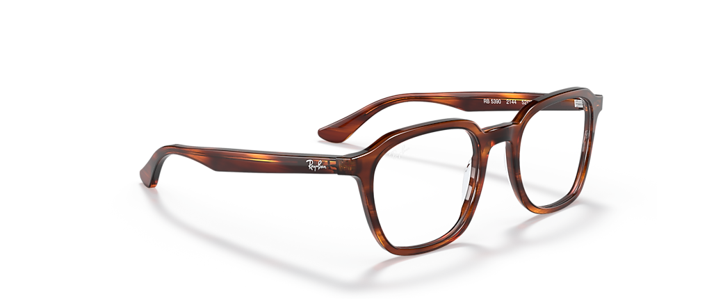 Ray-Ban RB5390 Optics Striped Havana Frames