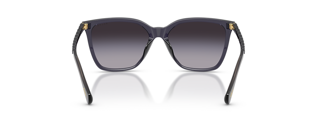 Ralph RA5328U Shiny Transparent Violet Sunglasses