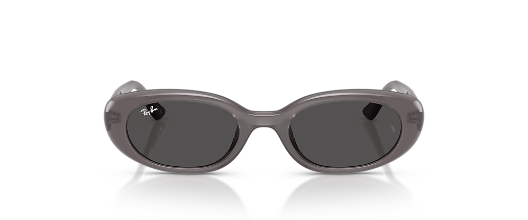 Ray-Ban RB4441D Bio-Based Transparent Dark Grey Sunglasses