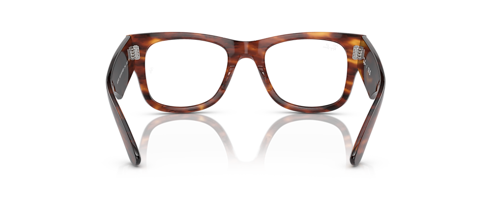 Ray-Ban RB0840V Mega Wayfarer Optics Striped Havana Frames