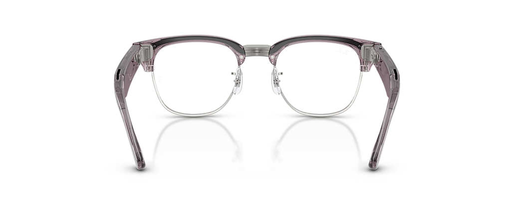 Ray-Ban Ray-Ban Meta Audio Clubmaster Transparent Orchid Ray-Ban Meta Smart Glasses
