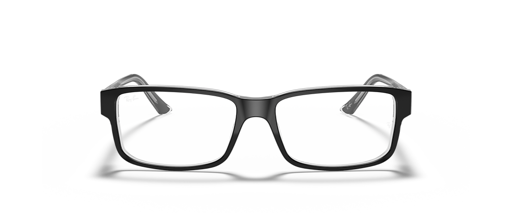 Ray-Ban RB5245 Optics Black On Transparent Frames