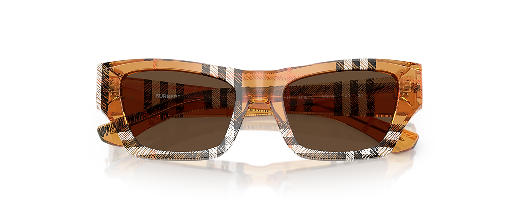 Burberry BE4441U Check Sand Sunglasses