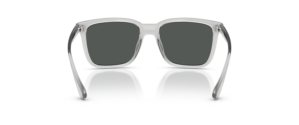 Armani Exchange AX4112SU Shiny Transparent Grey Sunglasses