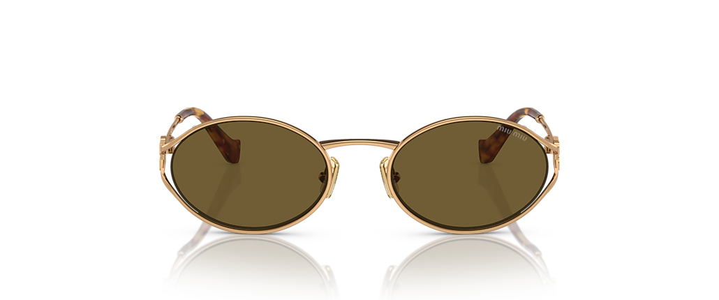 Miu Miu MU 52YS Brass Gold Sunglasses