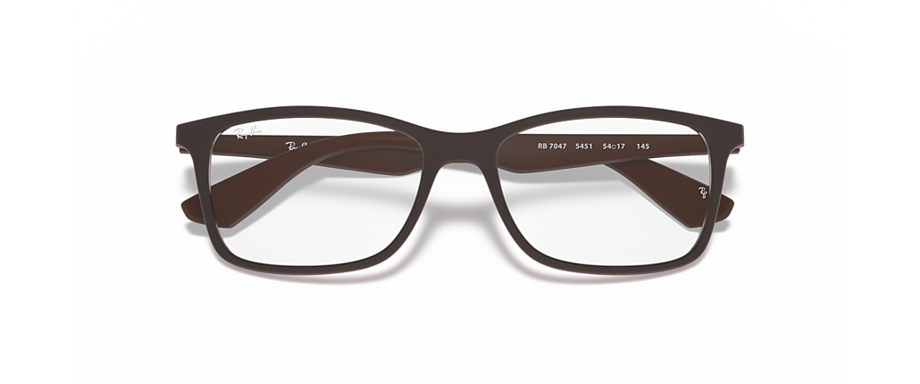 Ray-Ban RB7047 Optics Transparent Brown Frames