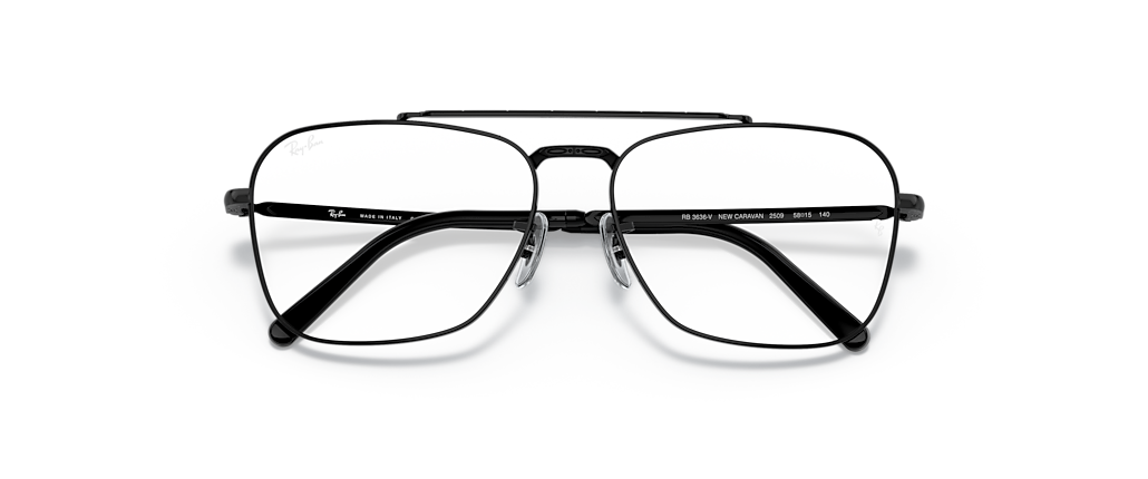 Ray-Ban RB3636V New Caravan Optics Black Frames