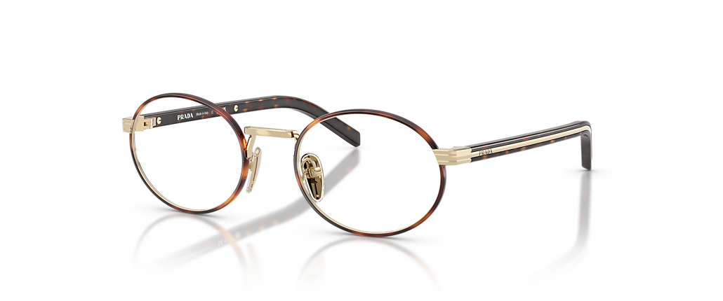 Prada PR B55V Pale Gold/Root Tortoise Frames